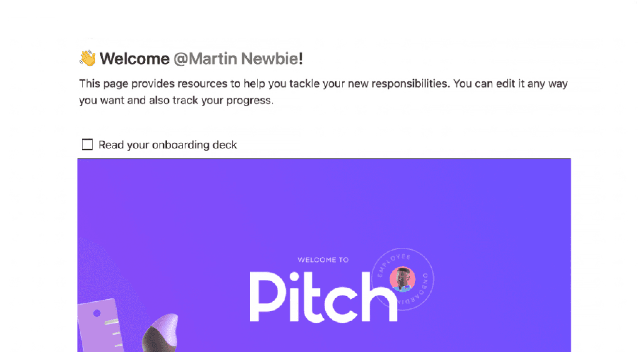 Onboarding-checklist