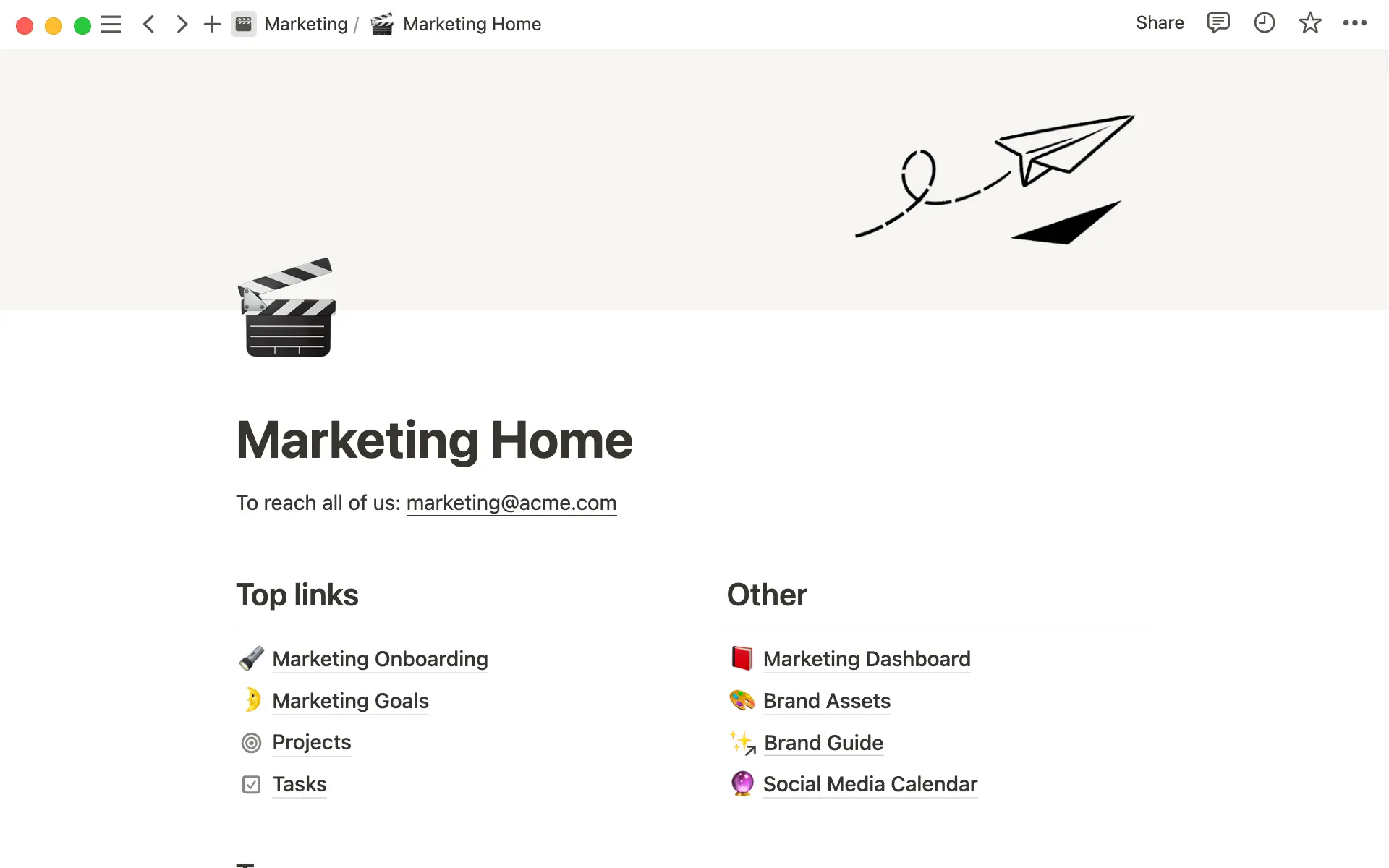 Docs, projects, and wiki can all coexist in one flexible Notion workspace.