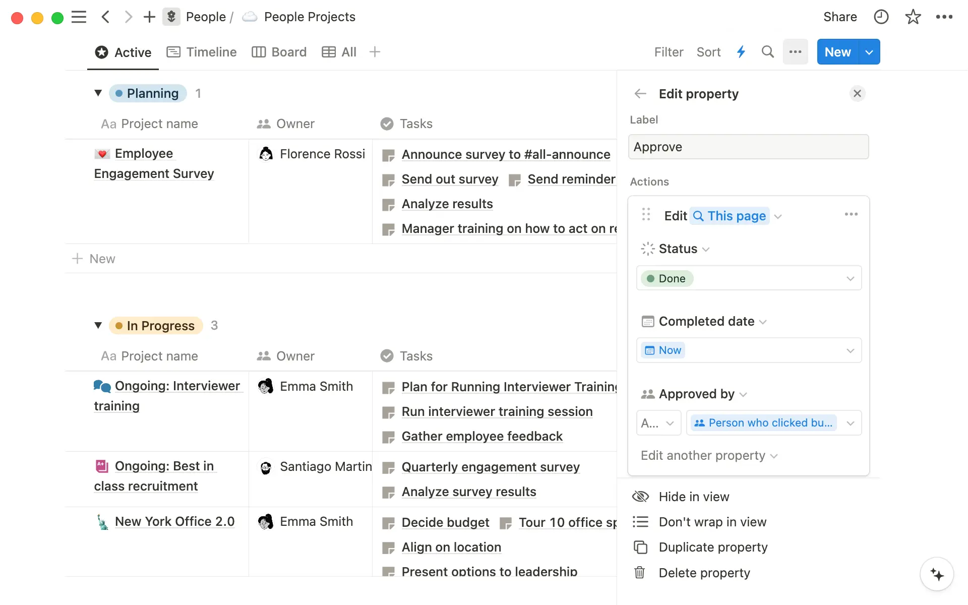 Edit your button property to add all the steps you require.