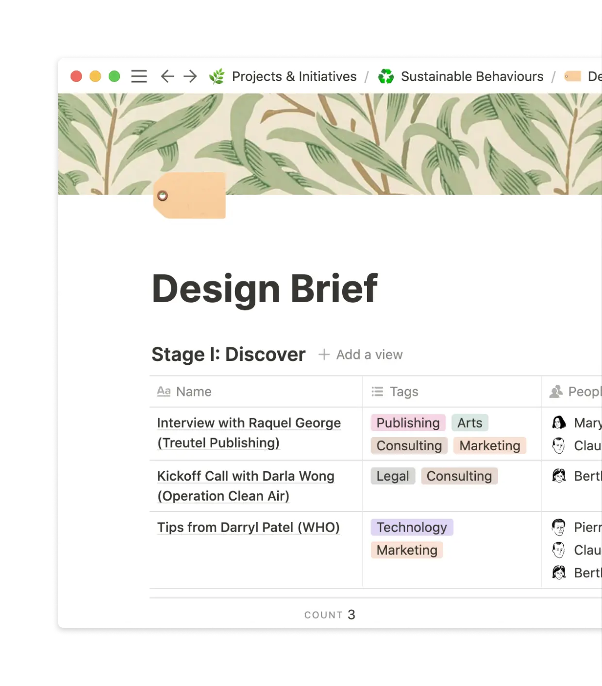 Templates help new teammates quickly learn how projects are managed.