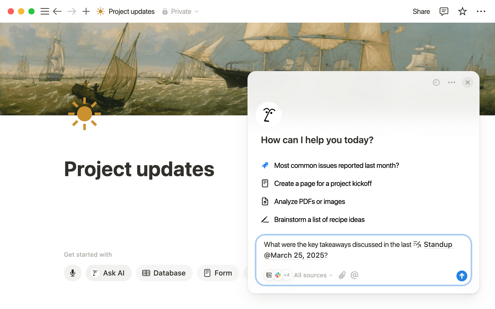 Notion AI heroscreenshot