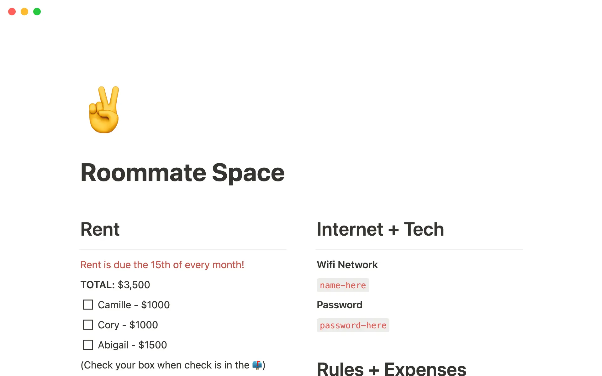 Image for manage-roommate-life-with-notion